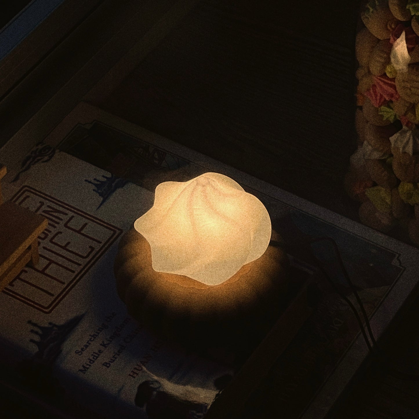 Wired Gem Biscuit Lamp