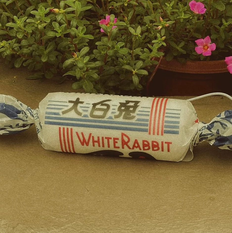 Wired White Rabbit Candy Lamp